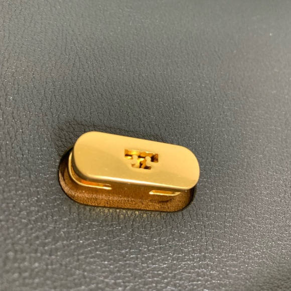 NEW Tory Burch Lee Radziwill Double Black Leather Satchel/Shoulder Bag/Crossbody - Picture 13 of 16